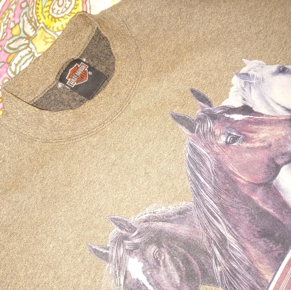 Harley davidson horse sweater